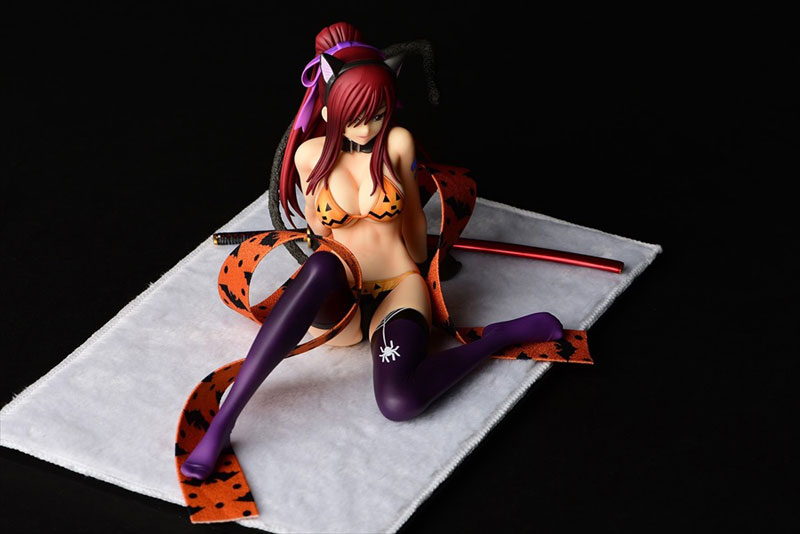 FAIRY TAIL Erza Scarlet (Halloween Cat / Cherry Blossom / White Tiger) Cat Gravure_Style 1/6
