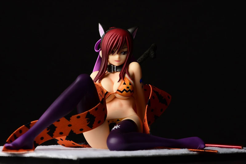 FAIRY TAIL Erza Scarlet (Halloween Cat / Cherry Blossom / White Tiger) Cat Gravure_Style 1/6