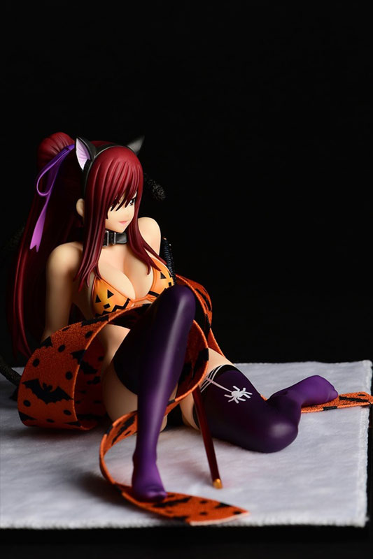 FAIRY TAIL Erza Scarlet (Halloween Cat / Cherry Blossom / White Tiger) Cat Gravure_Style 1/6