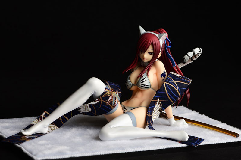 FAIRY TAIL Erza Scarlet (Halloween Cat / Cherry Blossom / White Tiger) Cat Gravure_Style 1/6