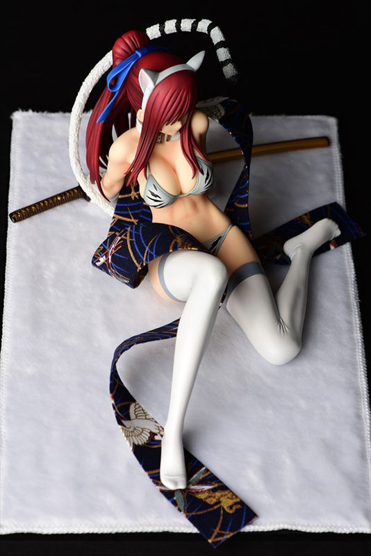 FAIRY TAIL Erza Scarlet (Halloween Cat / Cherry Blossom / White Tiger) Cat Gravure_Style 1/6