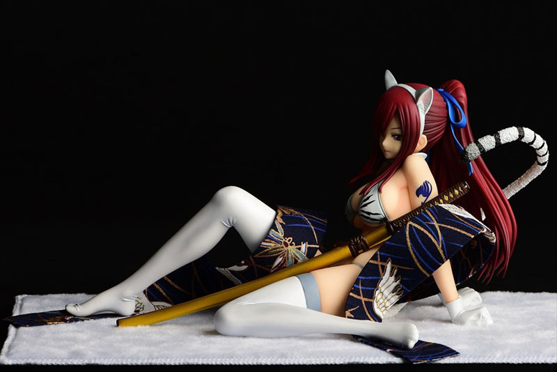 FAIRY TAIL Erza Scarlet (Halloween Cat / Cherry Blossom / White Tiger) Cat Gravure_Style 1/6