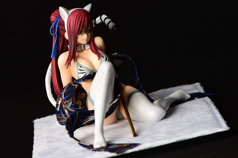 FAIRY TAIL Erza Scarlet (Halloween Cat / Cherry Blossom / White Tiger) Cat Gravure_Style 1/6