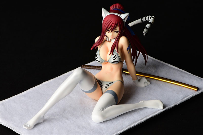 FAIRY TAIL Erza Scarlet (Halloween Cat / Cherry Blossom / White Tiger) Cat Gravure_Style 1/6