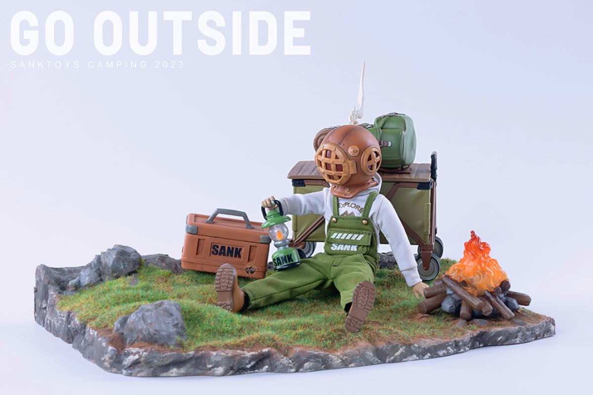 Wilderness Rider & Camping Boy 1/12