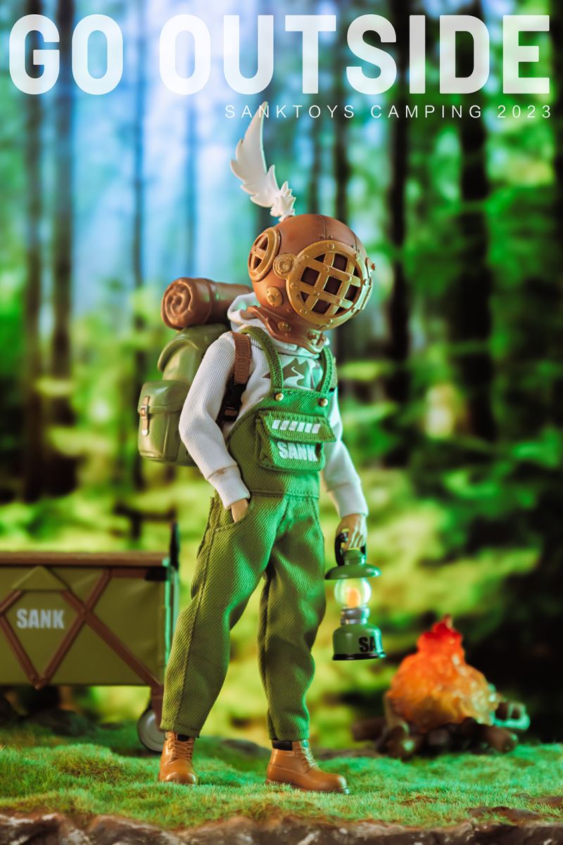 Wilderness Rider & Camping Boy 1/12