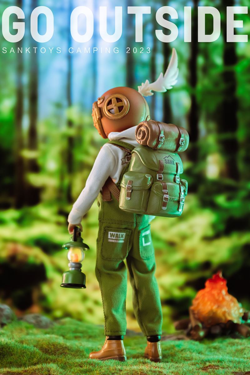Wilderness Rider & Camping Boy 1/12