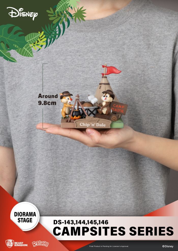 Camping Series - Mickey Mouse/Kiki and Titi/Goofy and Donald Duck/Minnie and Pluto