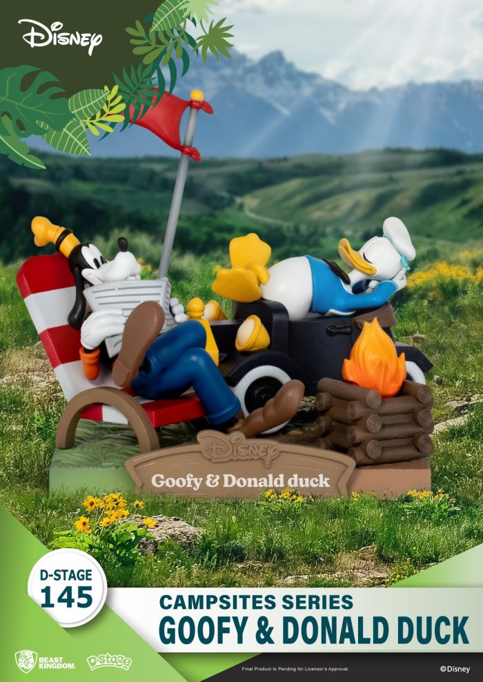 Camping Series - Mickey Mouse/Kiki and Titi/Goofy and Donald Duck/Minnie and Pluto