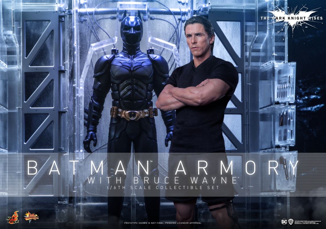 Batman: The Dark Knight Rises - Batman Armory & Bruce Wayne Set 1/6