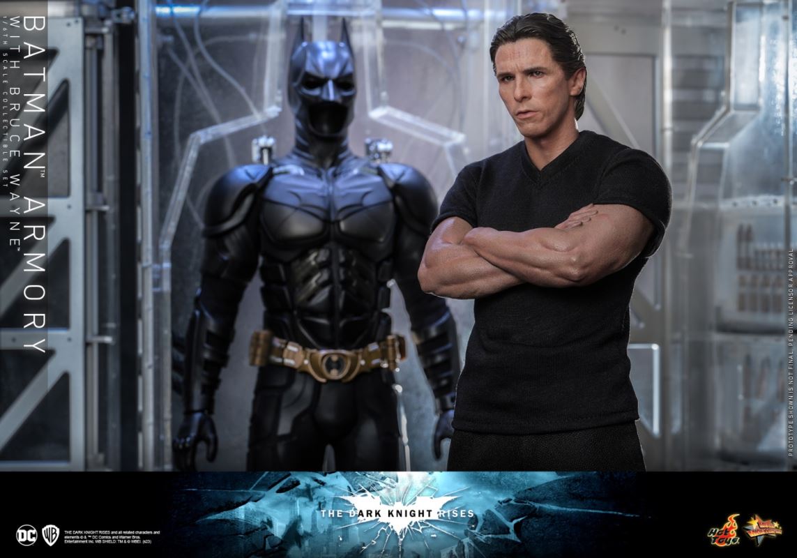 Batman: The Dark Knight Rises - Batman Armory & Bruce Wayne Set 1/6
