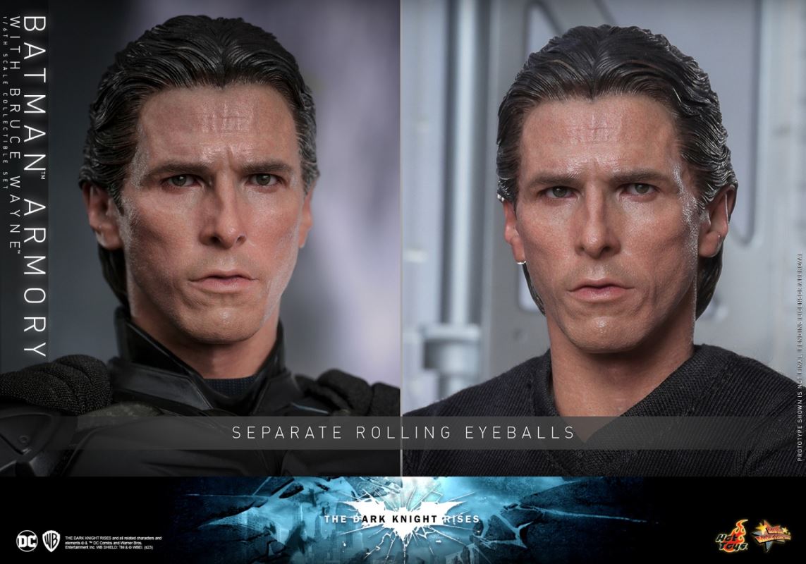 Batman: The Dark Knight Rises - Batman Armory & Bruce Wayne Set 1/6
