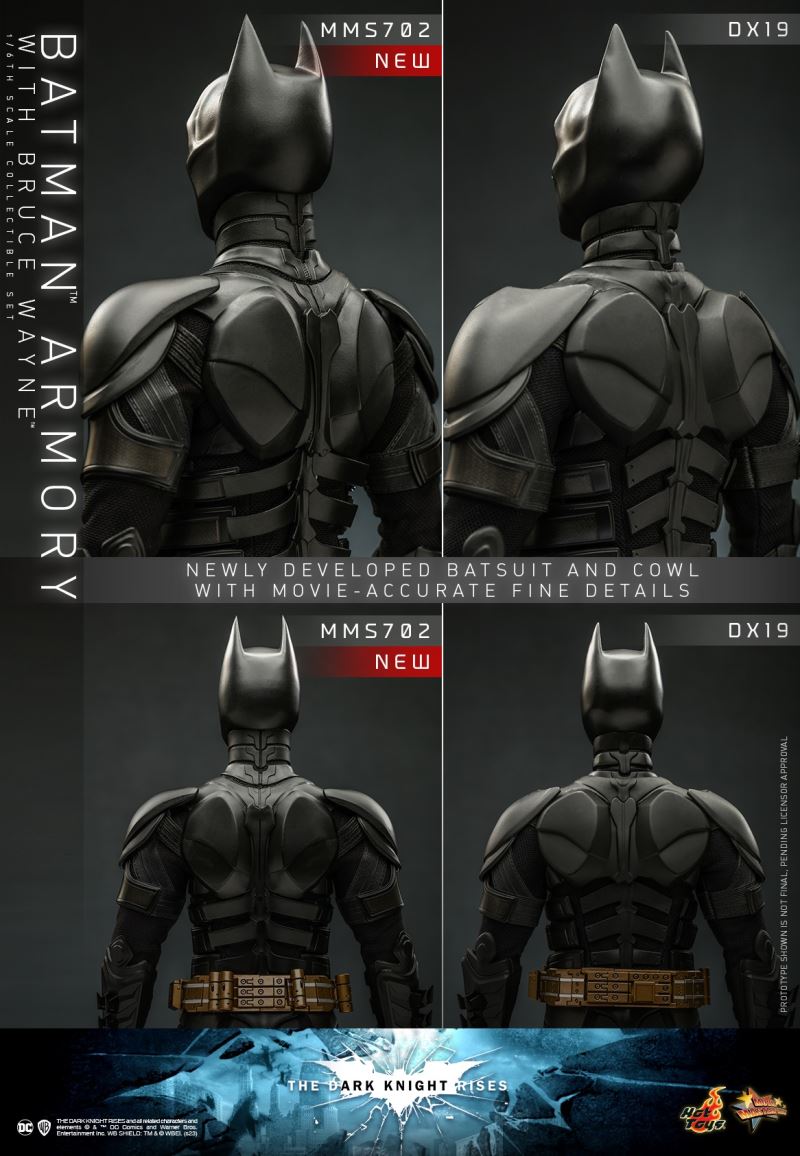 Batman: The Dark Knight Rises - Batman Armory & Bruce Wayne Set 1/6