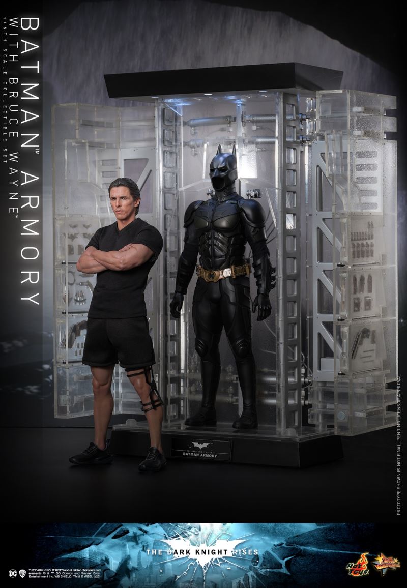 Batman: The Dark Knight Rises - Batman Armory & Bruce Wayne Set 1/6