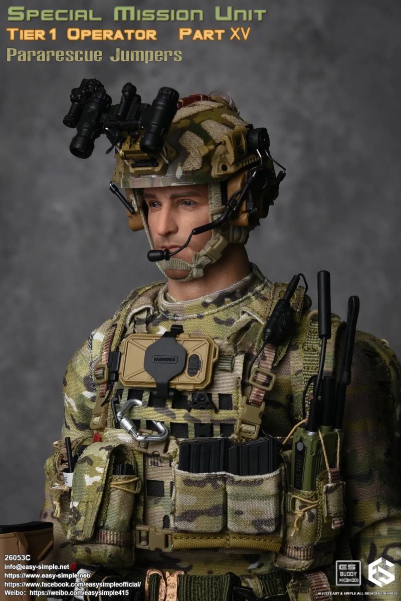 U.S. Air Force Parachute Rescue Team Pararescue Jumpers 1/6