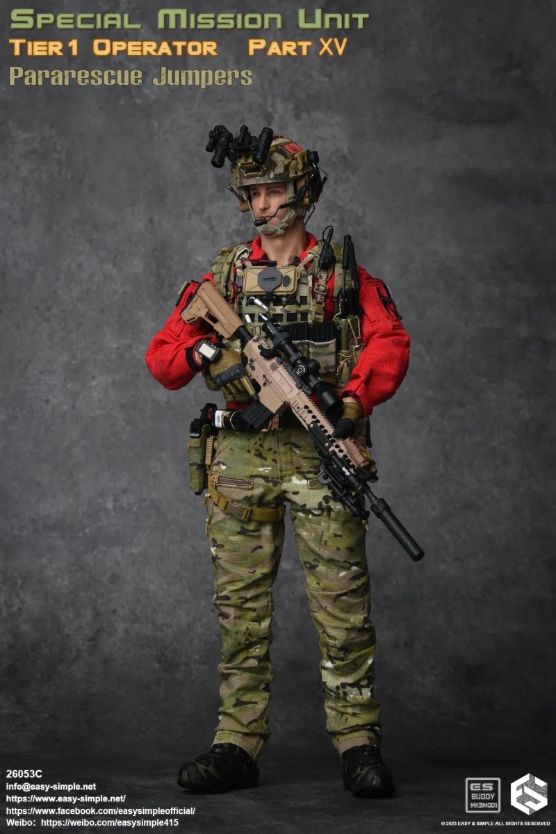 U.S. Air Force Parachute Rescue Team Pararescue Jumpers 1/6