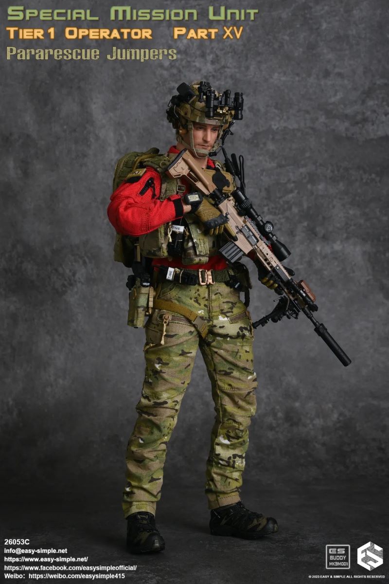 U.S. Air Force Parachute Rescue Team Pararescue Jumpers 1/6
