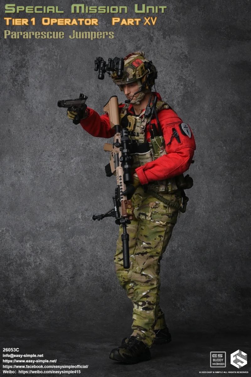 U.S. Air Force Parachute Rescue Team Pararescue Jumpers 1/6