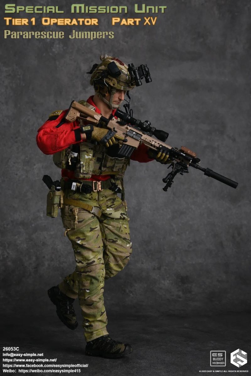 U.S. Air Force Parachute Rescue Team Pararescue Jumpers 1/6