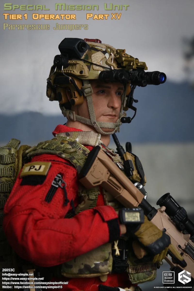 U.S. Air Force Parachute Rescue Team Pararescue Jumpers 1/6