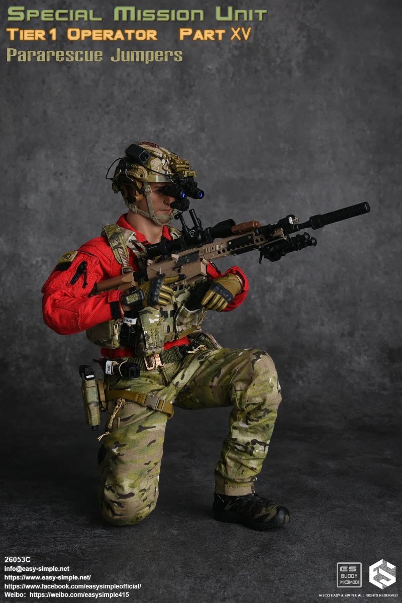 U.S. Air Force Parachute Rescue Team Pararescue Jumpers 1/6