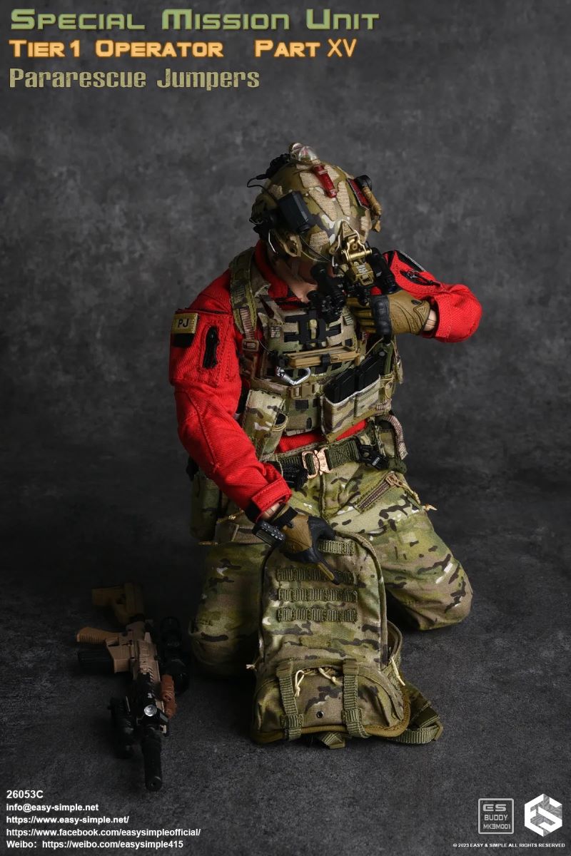 U.S. Air Force Parachute Rescue Team Pararescue Jumpers 1/6