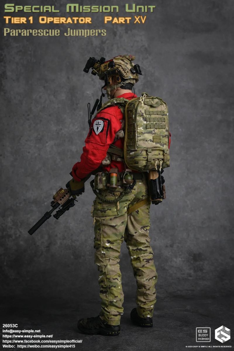 U.S. Air Force Parachute Rescue Team Pararescue Jumpers 1/6