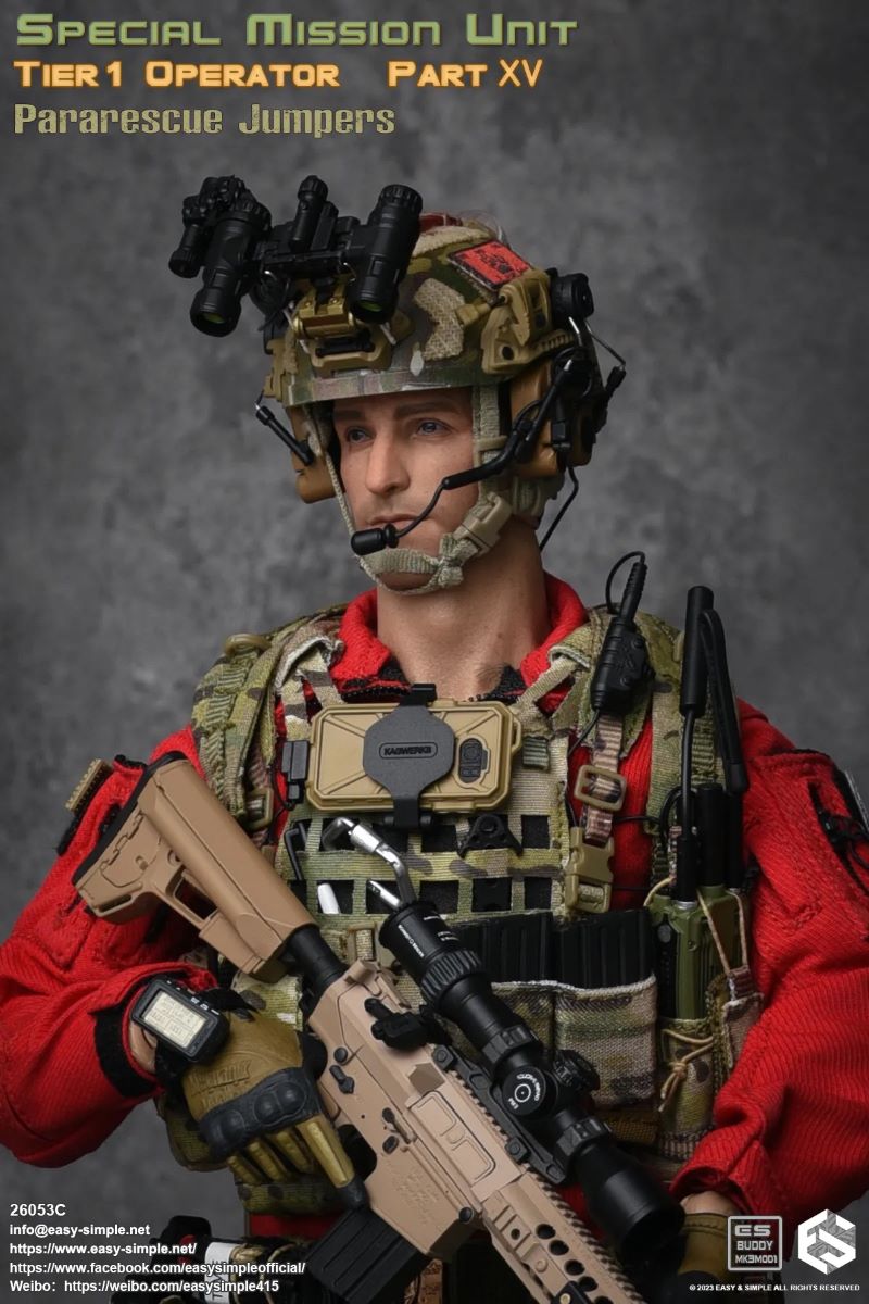 U.S. Air Force Parachute Rescue Team Pararescue Jumpers 1/6