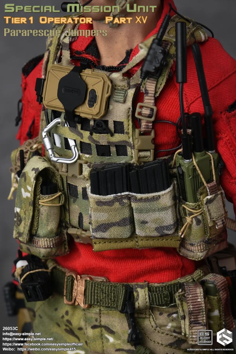 U.S. Air Force Parachute Rescue Team Pararescue Jumpers 1/6
