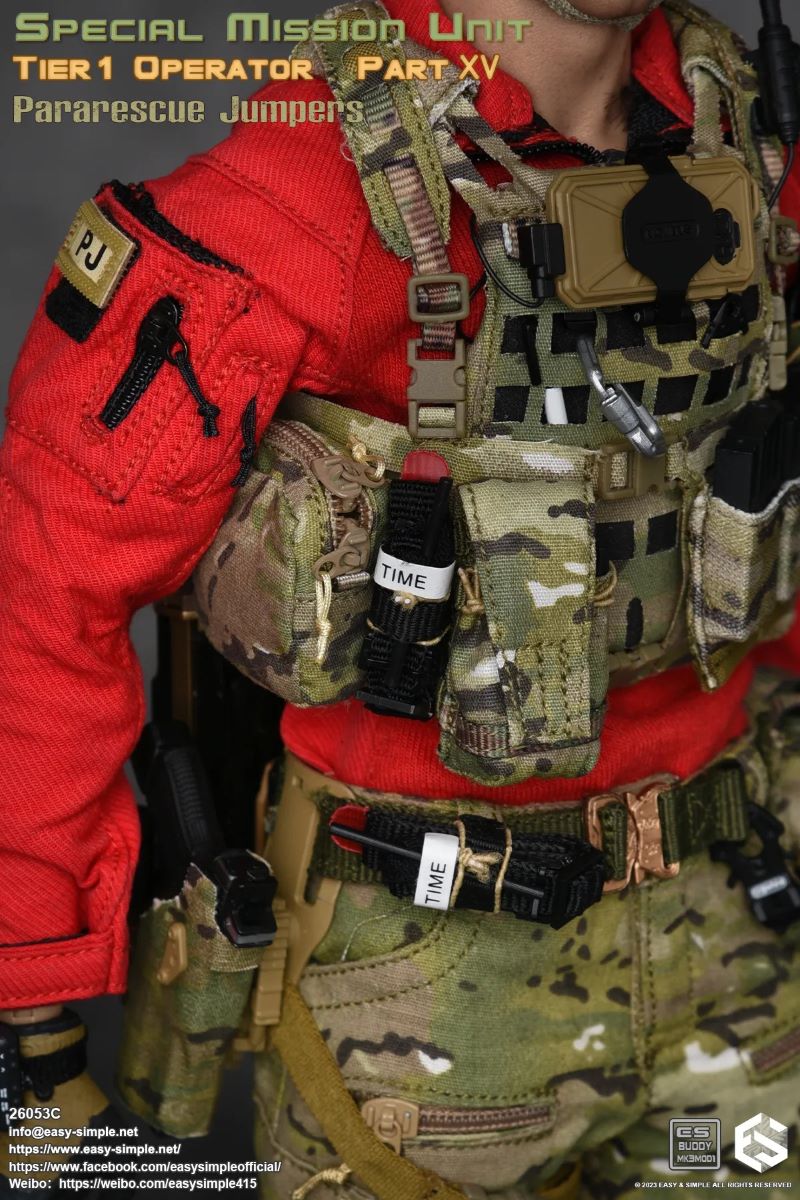 U.S. Air Force Parachute Rescue Team Pararescue Jumpers 1/6