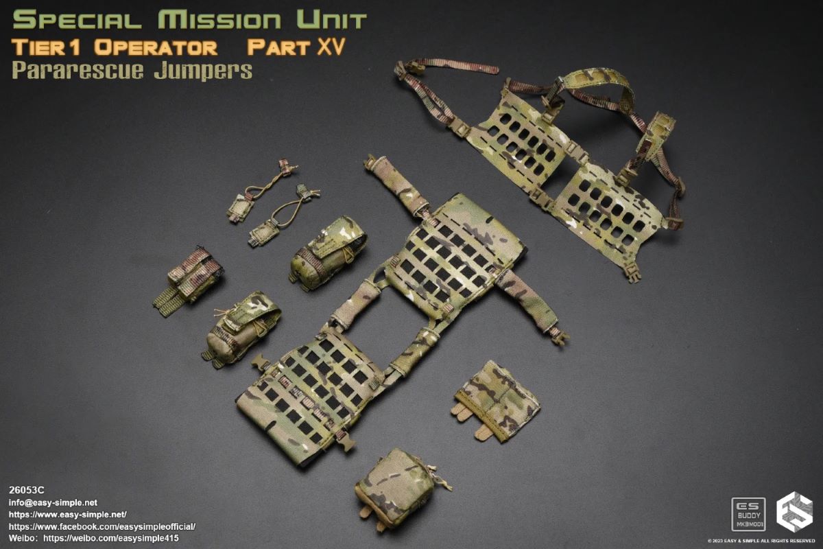 U.S. Air Force Parachute Rescue Team Pararescue Jumpers 1/6