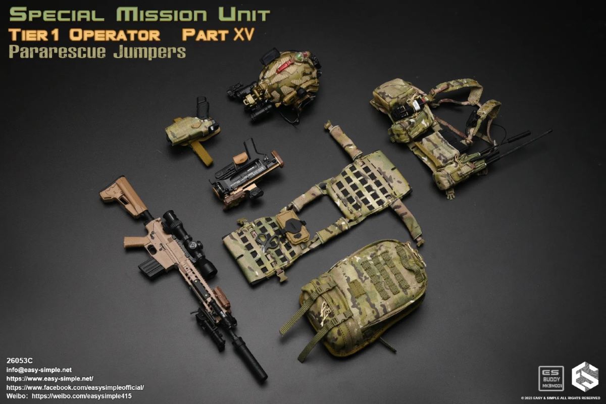U.S. Air Force Parachute Rescue Team Pararescue Jumpers 1/6