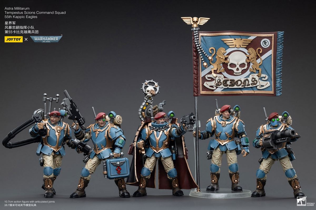 Astra Militarum Tempestus Scions Command Squad 55th Kappic Eagles
