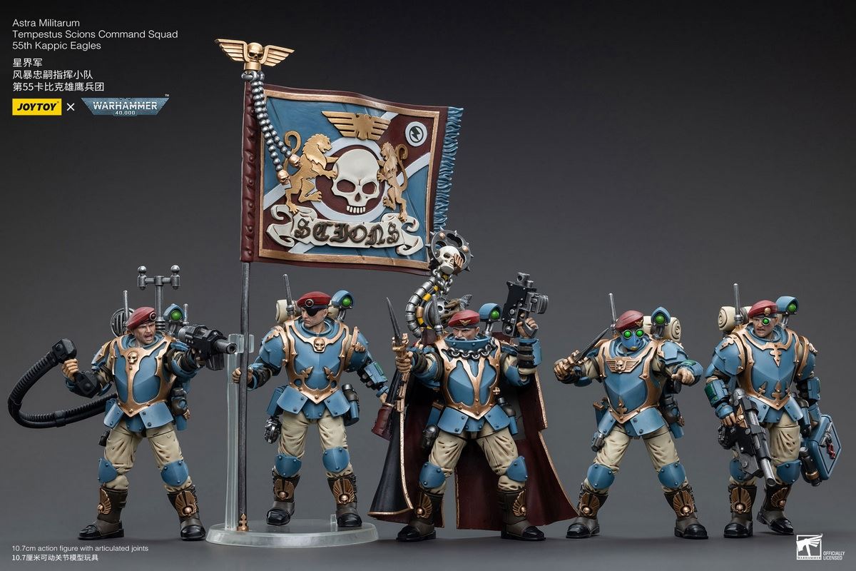 Astra Militarum Tempestus Scions Command Squad 55th Kappic Eagles