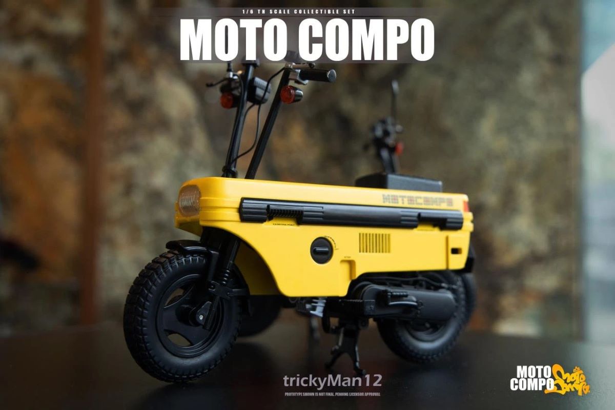 Small Bench Motorcycle 1/6