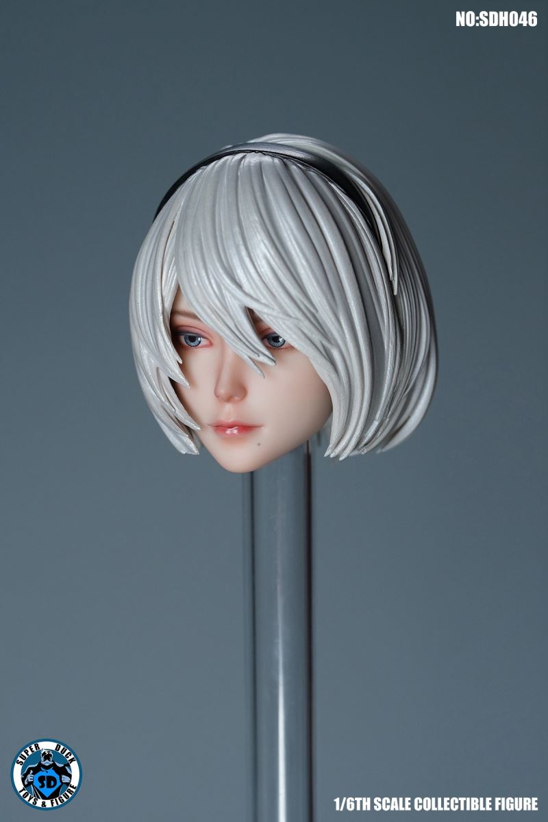 Artificial Human Head Sculpture 1/6