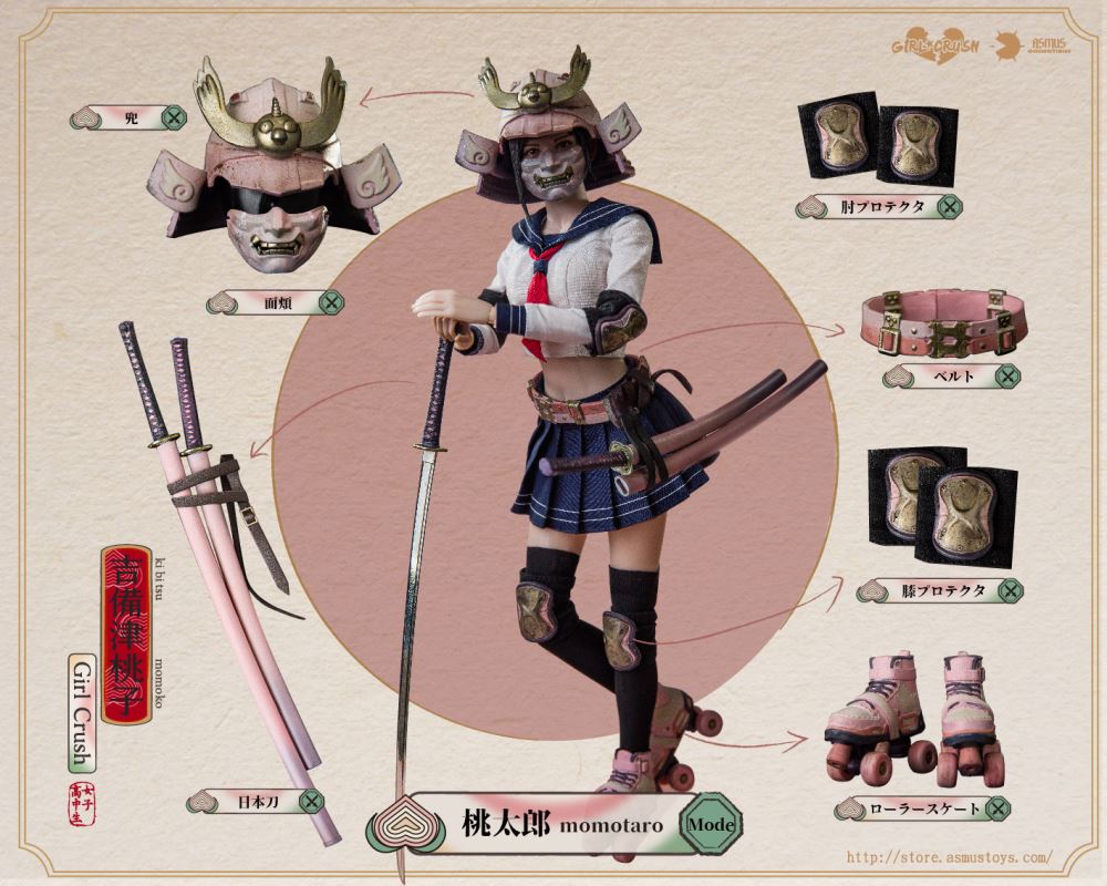 Explosion Girls - Kibitsu Momoko 1/6