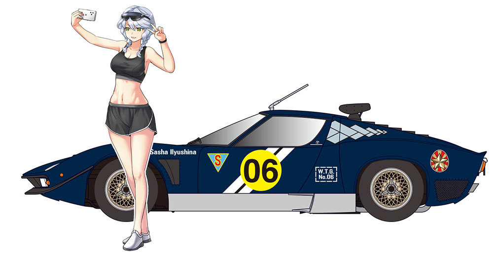 Wild Egg Girls No.06 Lamborghini Jota SVR Sasha Ilyushina w/figure