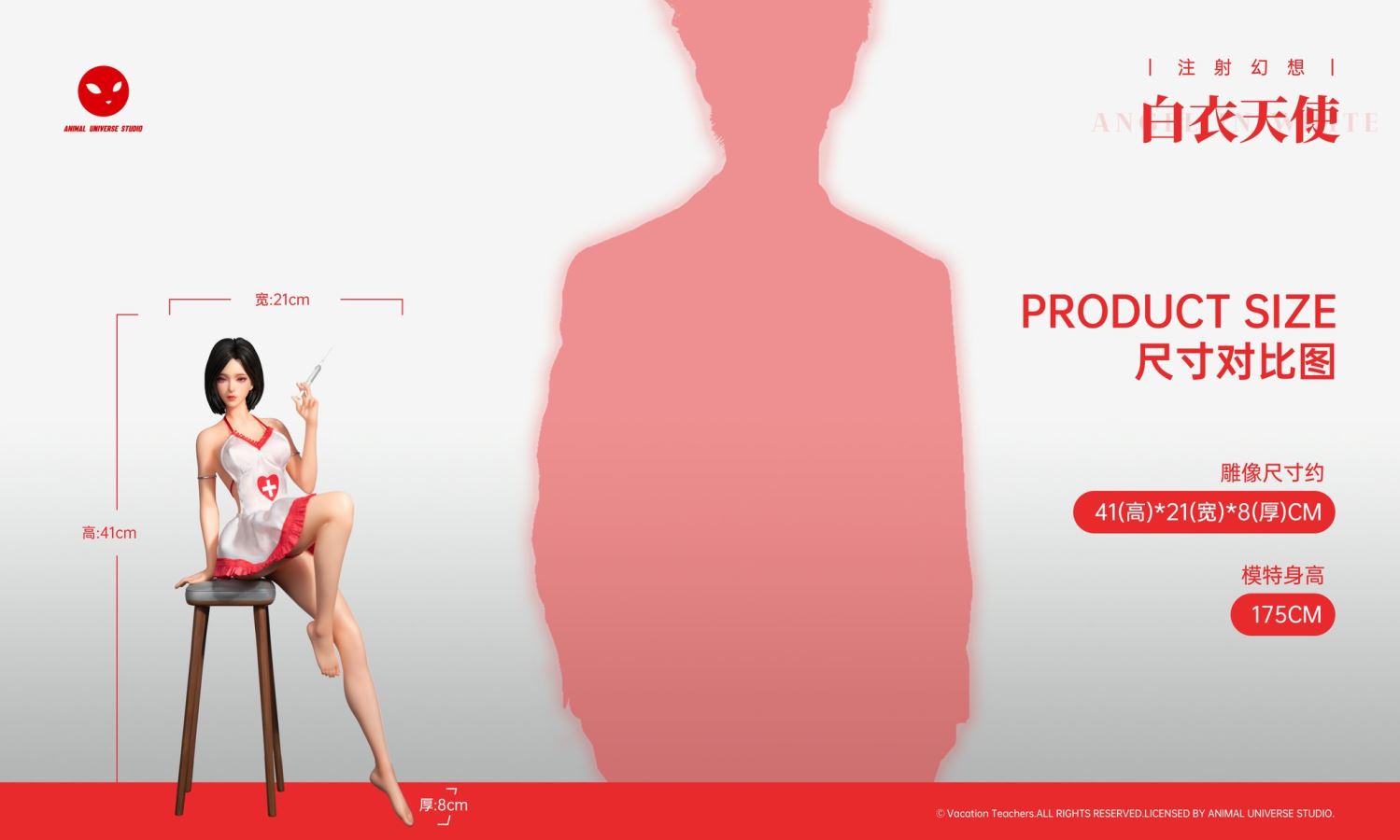 Original Female Art Statue#3 Angel in White