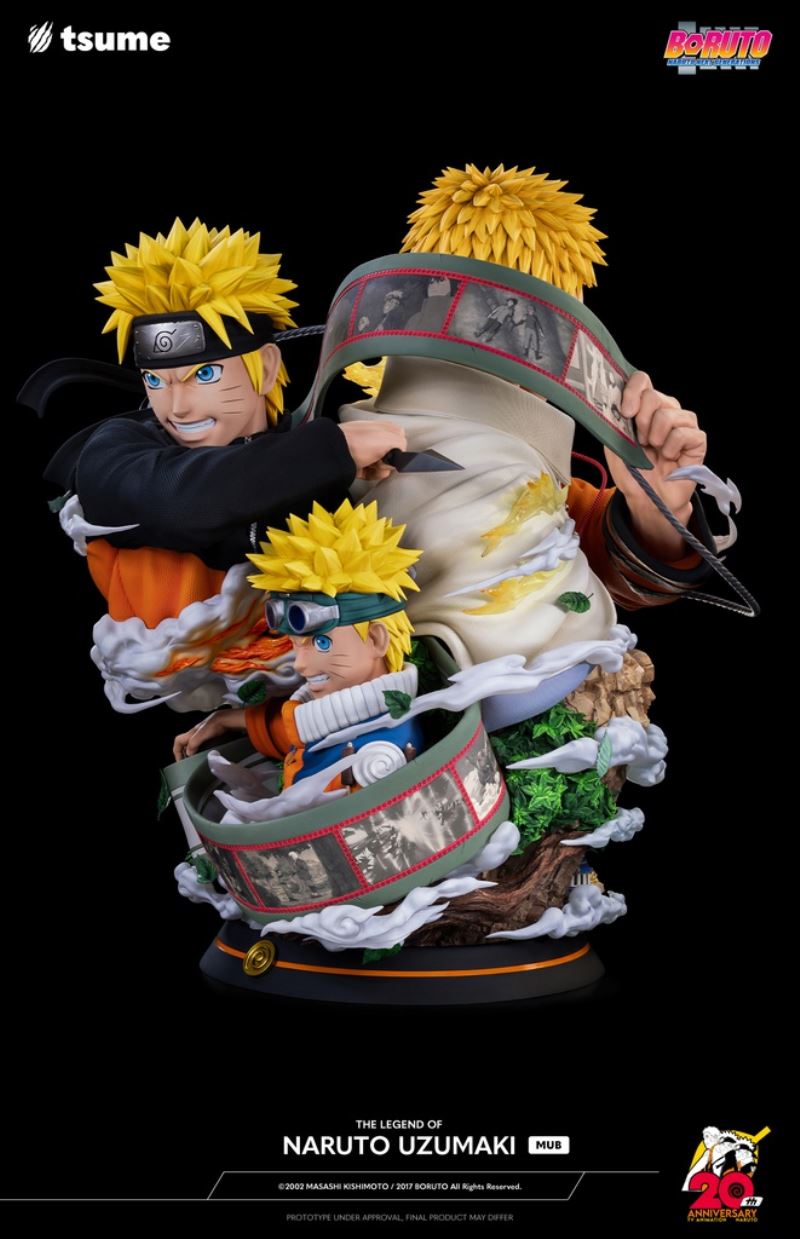 MUB The Legend of Naruto Uzumaki Life Size Bust
