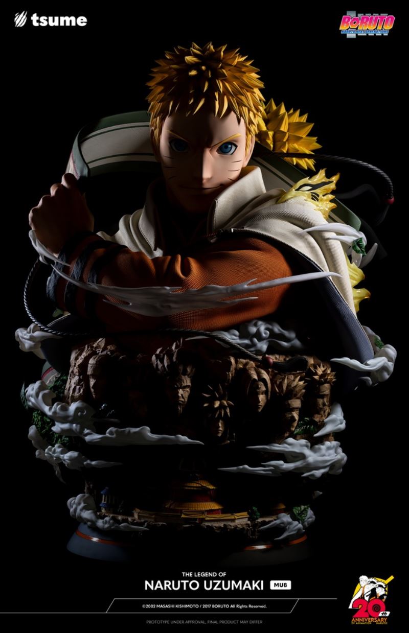 MUB The Legend of Naruto Uzumaki Life Size Bust