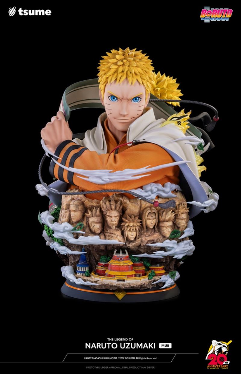MUB The Legend of Naruto Uzumaki Life Size Bust