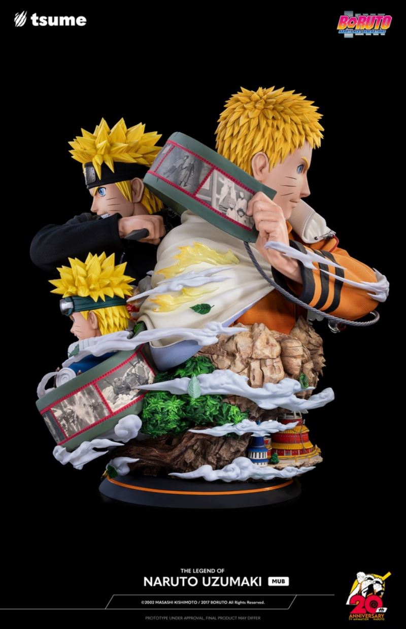 MUB The Legend of Naruto Uzumaki Life Size Bust