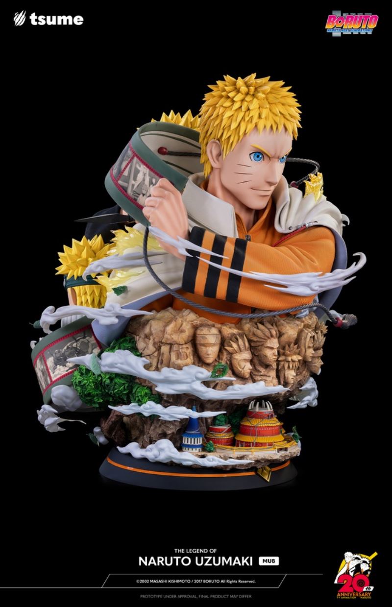 MUB The Legend of Naruto Uzumaki Life Size Bust