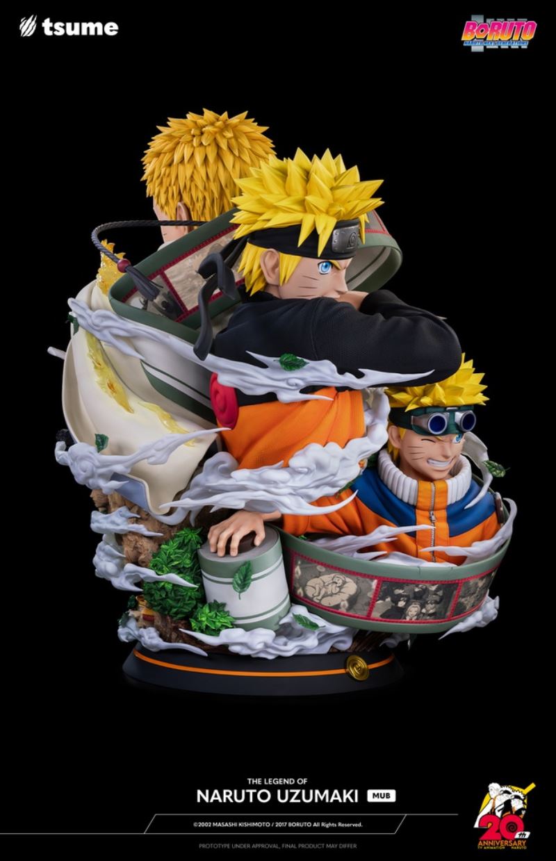 MUB The Legend of Naruto Uzumaki Life Size Bust