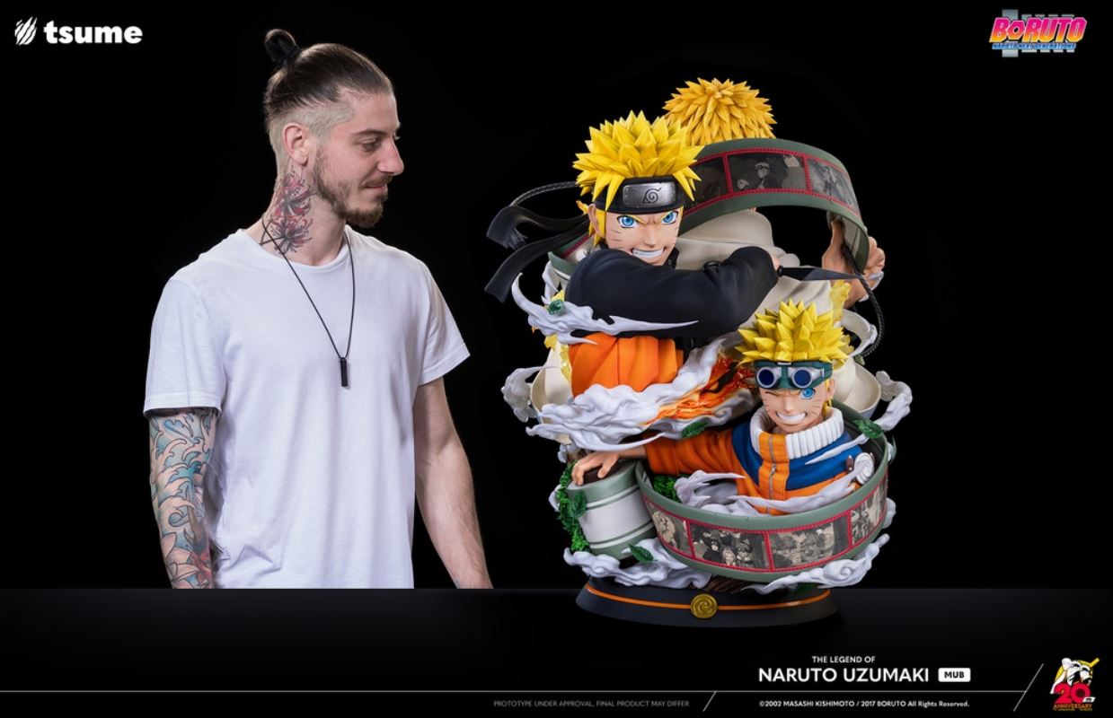 MUB The Legend of Naruto Uzumaki Life Size Bust