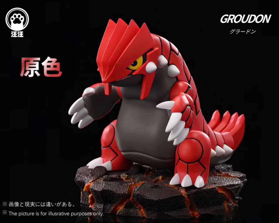 Groudon - Pokemon Resin Statue - Wang Wang Studio