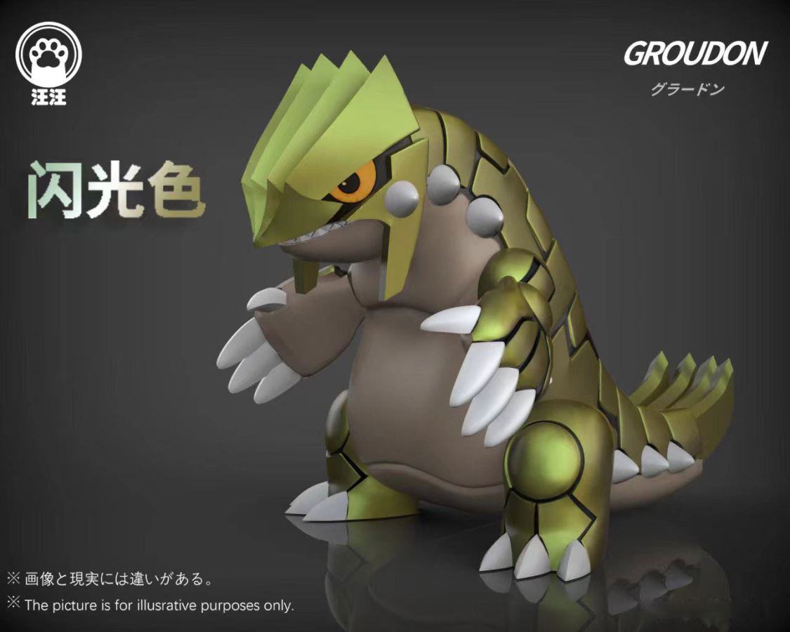 Groudon - Pokemon Resin Statue - Wang Wang Studio