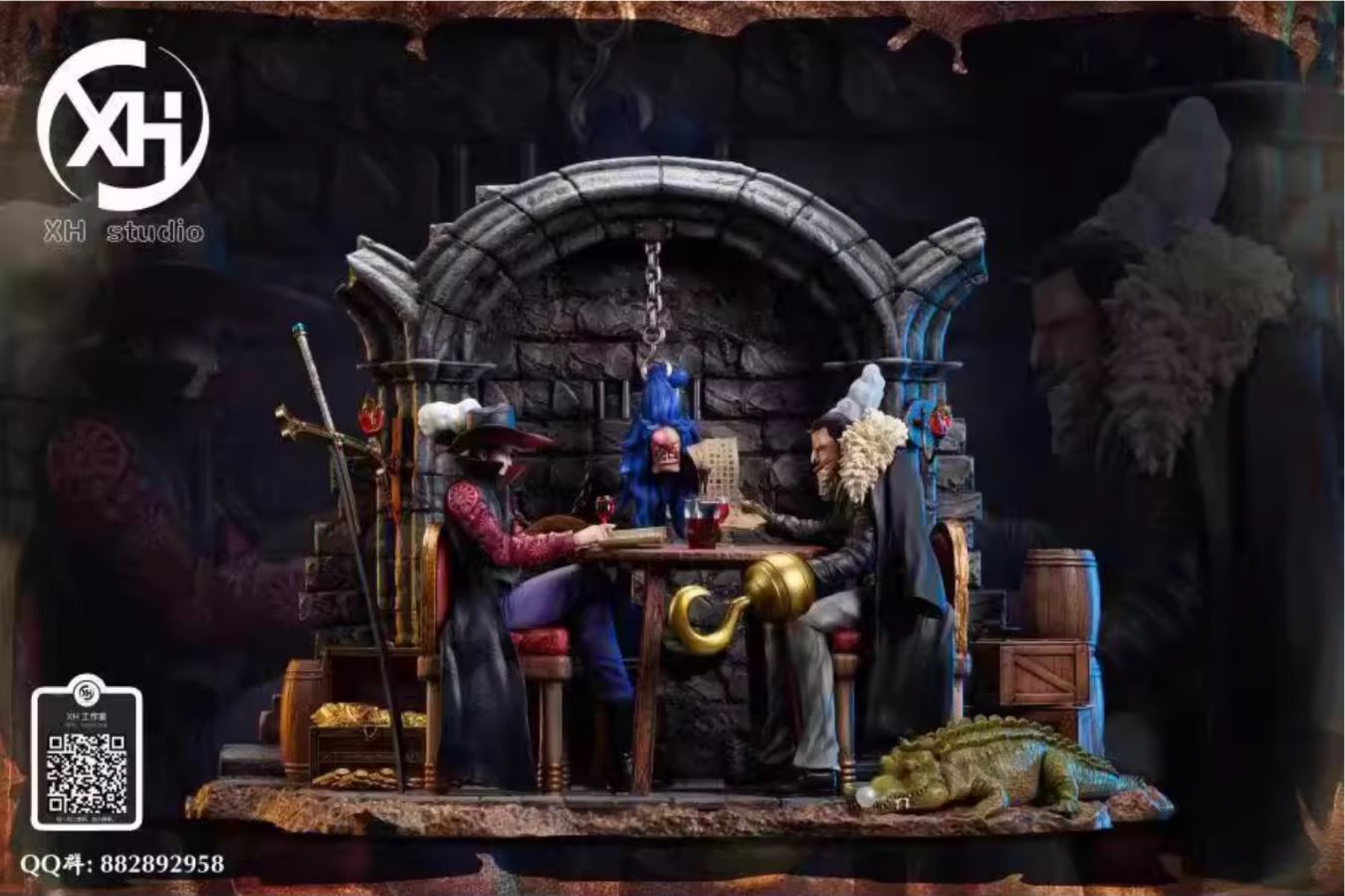 Dracule Mihawk & Sir Crocodile - One piece 1/4