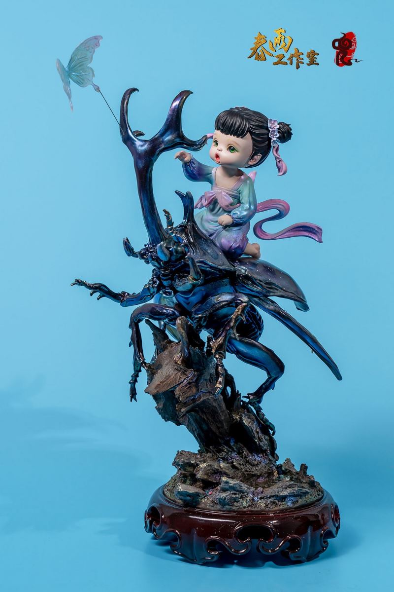 Jingzhe Playing Butterfly